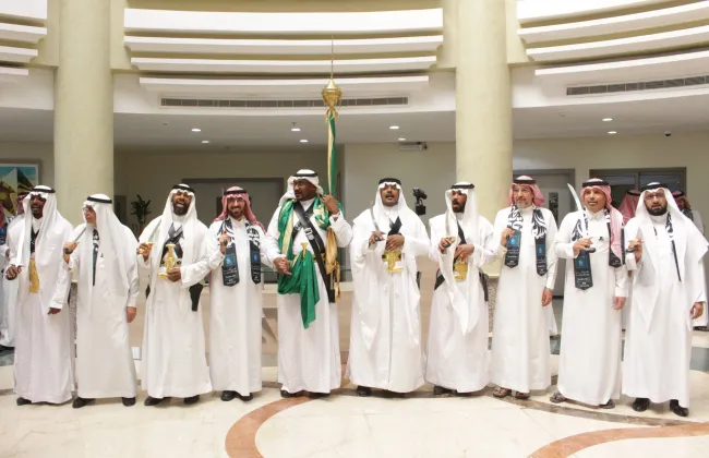 اعتزازًا بمسيرة الوطن.. كليات الشرق العربي تحتفي باليوم الوطني السعودي